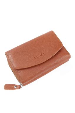 Ksear Женский кошелек из натуральной кожи с глазурью