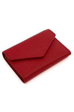 Мини-кошелек Odie из натуральной кожи, красный