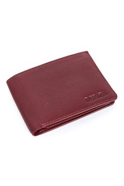 Larisa Hakiki Deri Erkek Cüzdan Bordo